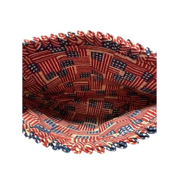 Longaberger Collectors Club Mini Flag Liner Old Glory Basket Accessory - Picture 5 of 5